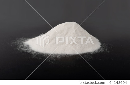 White Powder of Baking Soda, Clay or Bentonite 64148694