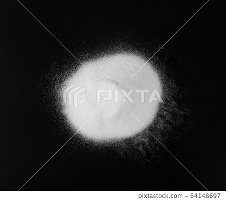 White Powder of Baking Soda, Clay or Bentonite 64148697