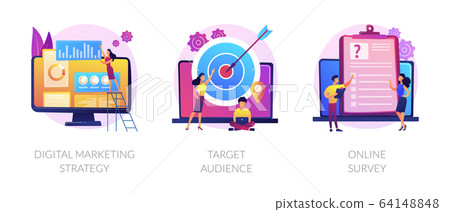 Marketing research vector concept metaphors 64148848