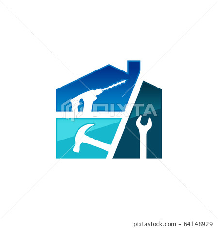 Home repair logo vector design image 64148929