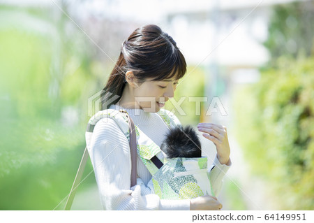 家庭家庭嬰兒育兒媽媽 64149951