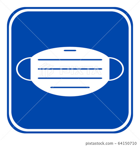 Medical mask sign. 64150710