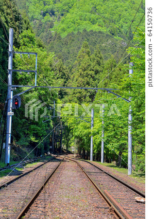 Eizan Electric Railway Kurama Line in Kyoto 64150736