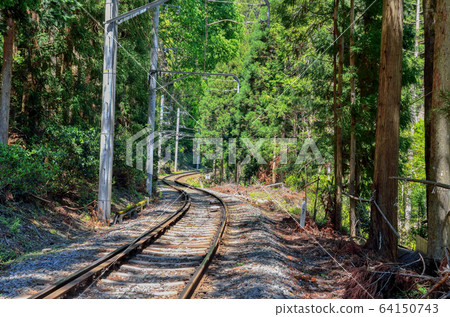 Eizan Electric Railway Kurama Line in Kyoto Eizan Electric Railway Kurama Line in Kyoto 64150743
