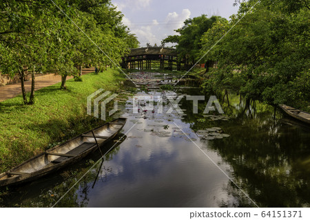Old brick bridge Thanh Toan in Hue, old capital of Old brick bridge Thanh Toan in Hue, old capital of 64151371