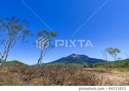 Hiuchigatake in spring as seen from Ozegahara 64151633