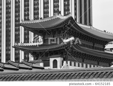 韓國傳統建築Gwanghwamun 韓國傳統建築Gwanghwamun 64152185