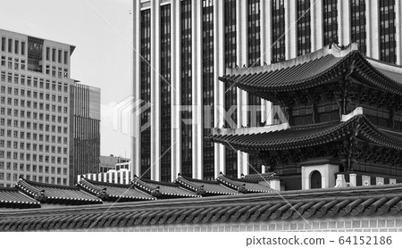 韓國傳統建築Gwanghwamun 64152186