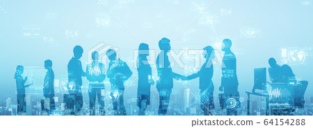 Business network Business network 64154288