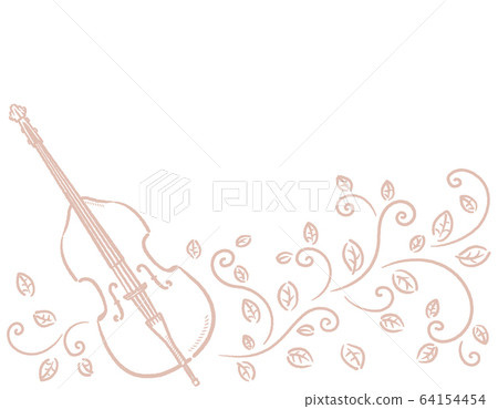 咖啡廳風格的背景素材，使用木質插圖 64154454