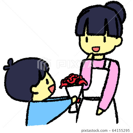 母親節的父母和孩子 母親節的父母和孩子 64155295