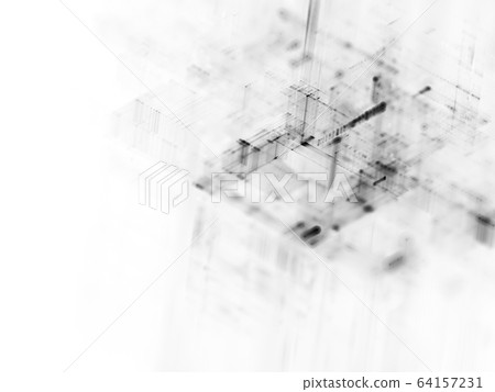 Abstract black and white digital background Abstract black and white digital background 64157231