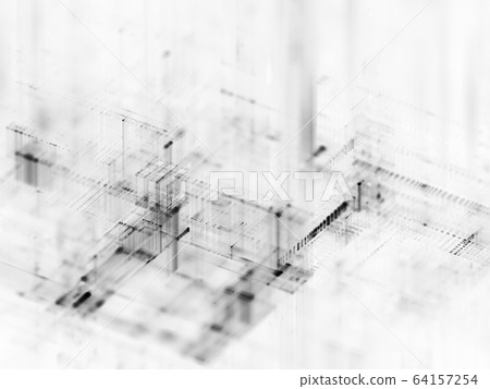 Abstract black and white digital background Abstract black and white digital background 64157254