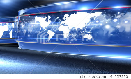 3D rendering background is perfect for any type of news or information presentation. The background features a stylish and clean layout  64157350