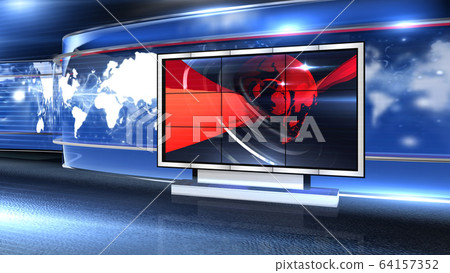 3D rendering background is perfect for any type of news or information presentation. The background features a stylish and clean layout  64157352