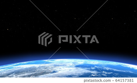 Earth CG perming3DCG illustration material Earth CG perming3DCG illustration material 64157381