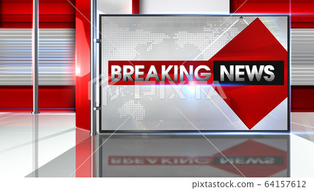 Breaking News Background Is Perfect For Any Stock Illustration