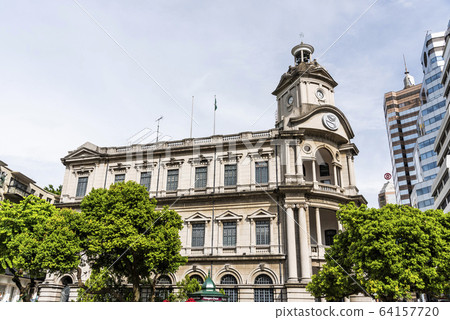 General Post Office Building in Macau. The Historic Centre of Macao was inscribed on the UNESCO World Heritage List in 2005. 64157720