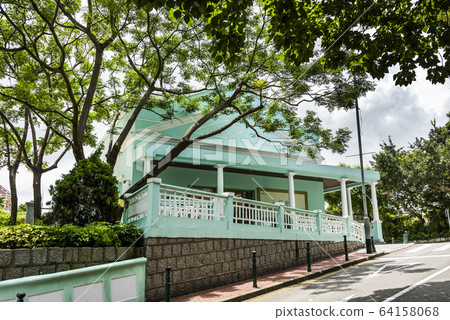 The Carmo Hall is once the public power plant to generate electricity for residents in Taipa, Macau. 64158068