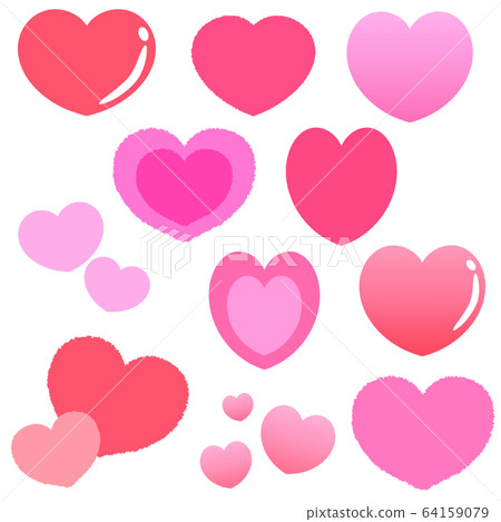 Heart material set Heart material set 64159079