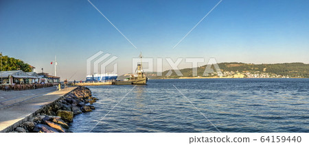 Embankment of the Canakkale in Turkey 64159440
