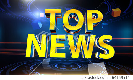 Top News Background Is Perfect For Any Type Of - Stock Illustration 