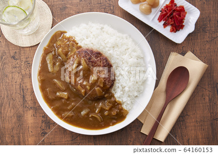 Hamburger curry 64160153