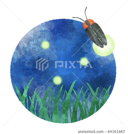 插图素材 萤火虫图水彩风格 查看全部