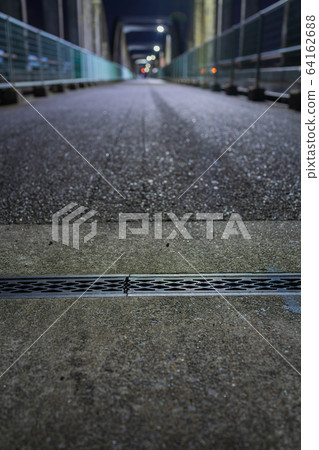 前田澤橋：夜景：安mino野市豐吉娜田澤夜路 64162688