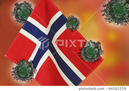 冠狀病毒圖像傳播到世界各地。 64163159