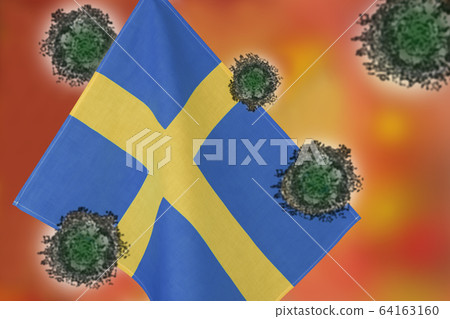 冠狀病毒圖像傳播到世界各地。 64163160