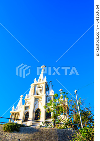Morning view of Magome Church [Nagasaki City] 64163664