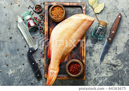 Uncooked red perch 64163675