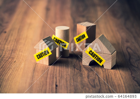 CAUTION caution caution caution attention 64164893