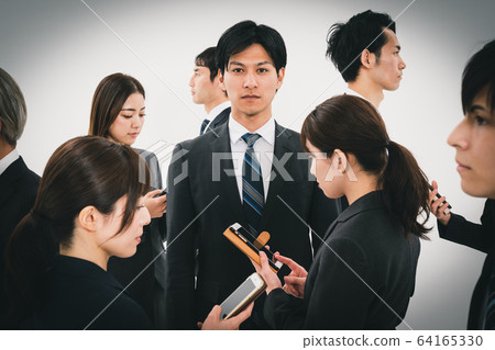 business crowd company employee business crowd company employee 64165330