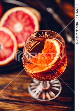 Glass of whiskey sour cocktail Glass of whiskey sour cocktail 64168095