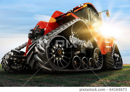 tractor, vehicle, track 64169873