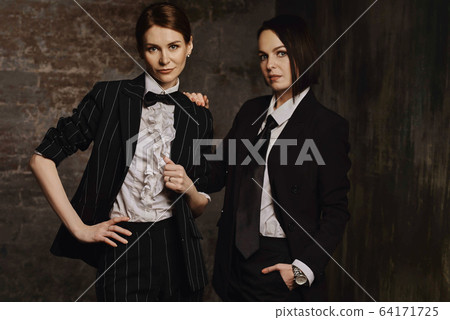 Girl photosession in unisex syle 64171725