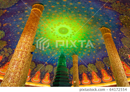 Wat Pak Nam ceiling painting 64172554