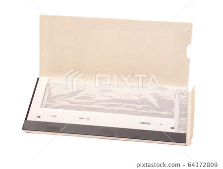 chocolate bar in foil. isolated on white. 64172809