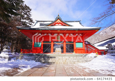Akagi Shrine Gunma Prefecture Akagiyama Odo Akagi Shrine Motomiya Akagi Shrine Takuboku Toribashi Winter Akagi Shrine Gunma Prefecture Akagiyama Odo Akagi Shrine Motomiya Akagi Shrine Takuboku Toribashi Winter 64174435