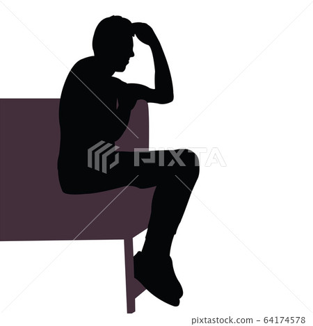 a man body silhouette vector - Stock Illustration [64174578] - PIXTA