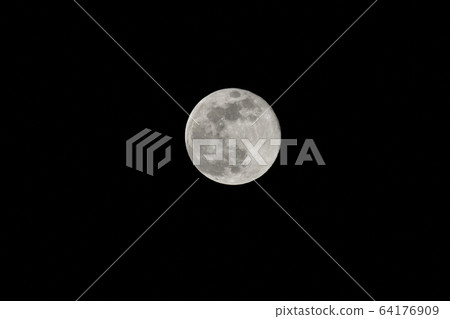 Yokohama cityscape in Japan The moon seen from Super Moon Yokohama 64176909