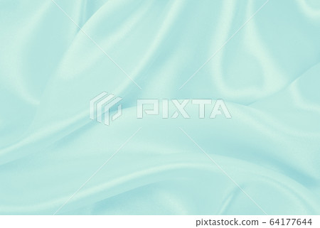 Smooth elegant blue silk or satin luxury cloth 64177644
