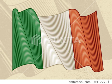 Vintage Flag Of Italy Vintage Flag Of Italy 64177701