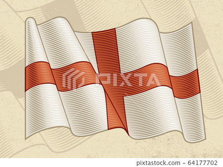 Vintage Flag Of England Vintage Flag Of England 64177702