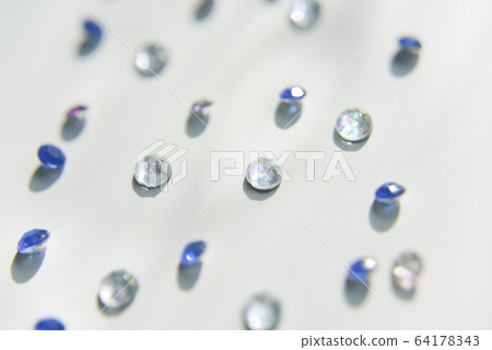 rhinestones of different colors on the white rhinestones of different colors on the white 64178343