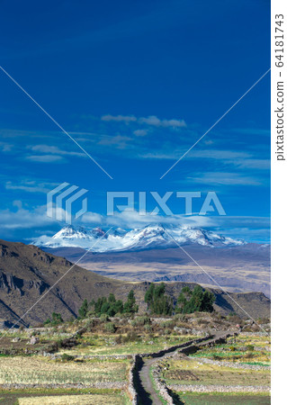 landscape in mountains.  Peru. 64181743