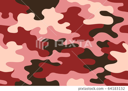 Seamless classic camouflage pattern. Camo fishing 64183132
