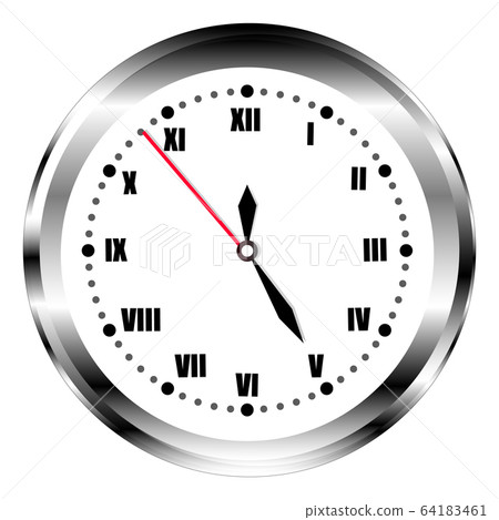 man's hand with a clock. background grey. abstract man's hand with a clock. background grey. abstract 64183461